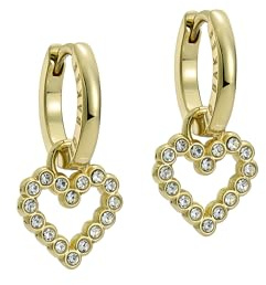 Ted Baker Amora Crystal Halo Heart Huggie Earrings For Women