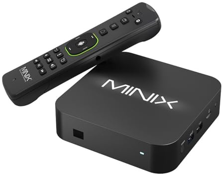MINIX U8K-Ultra 8K UHD Android TV Box Amlogic S928X-K Android AOSP 11 con LPDDR4X 8GB RAM 128GB ROM WiFi6 1000M, BT5.2 USB3.0 Compatible con AV1, VP9, ​​H.265, 8K 60fps HDR Box
