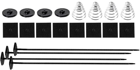 Mimoqk Colliers Radiateur Automobile | Attaches Câbles Pour Climatisation De Véhicule | Accessoires Radiateur Antidérapants pour Climatisation Voiture, Condenseur et Entretien Automobile