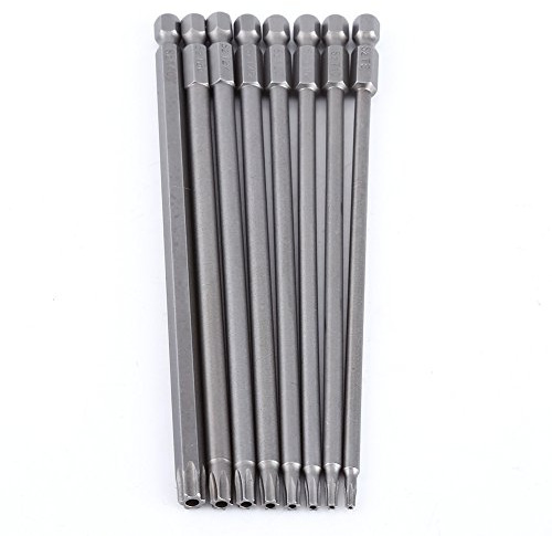 Zhangpu Juego de Destornilladores Magnéticos de Estrella 18 × 8 × 1 150 Mm 8 Piezas Juego de Destornilladores de Estrella de Acero Bits Herramientas Manuales de Magnéticos