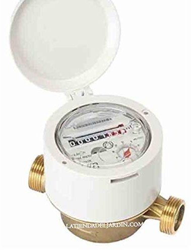 Suinga CONTADOR DE AGUA 15mm R160 RESIDENCIAL chorro único para AGUA FRIA. Permite el uso con agua potable. Contador de LATON 3/4 macho. Caudal máximo 2,5 m3/h.