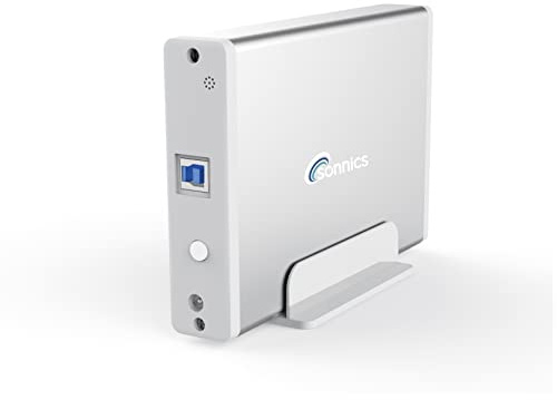 Sonnics 4TB Silver External Hard Drive USB 3.0 Compatible with XBOX ONE / PS4 / Windows PC/Mac (Desktop not Portable)
