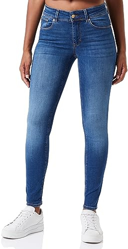 Bestseller A/S VMEMBRACE MR Push UP SK J RI3134 NOOS jeans, medium blå denim, S/34, Medium Blue Denim, 34/S/L