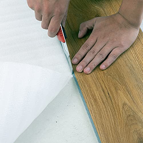 HARICSET Trittschalldämmung Dämmunterlage 2 mm Dick für Vinyl Stark Natürliche Dämmunterlage Rollenkork für Parkett und Laminat(Size:1 * 35m)