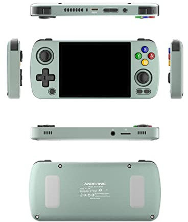 MOLVUS Console di Gioco Portatile RG405M, Console di Gioco Portatile da 4 Pollici, Console di Gioco Arcade retrò WiFi/Bluetooth 4 + 128G, Bambini