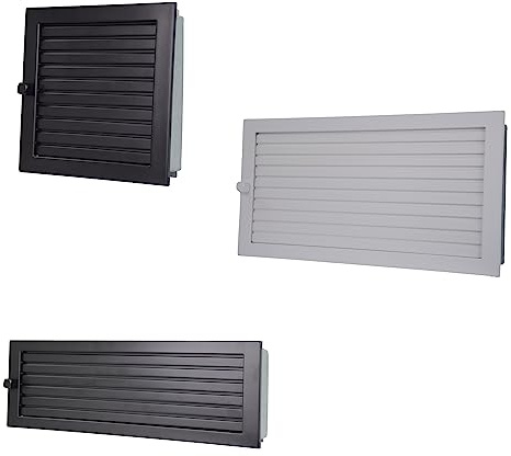 Lüftungsgitter CB-tec Standard WG (Schwarz, 23x23cm)