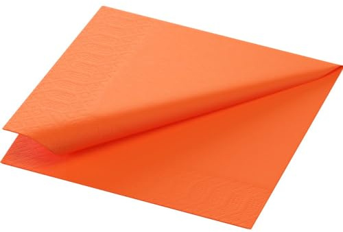 Duni Servietten Sun Orange 24x24cm 250 Stück 1er Pack