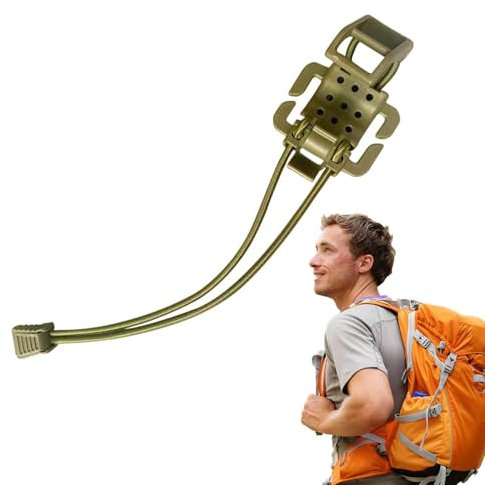 Gürtelhalter, Mehrzweck-Verschluss zum Befestigen von Gürtel-Schlüsselanhänger, Rucksack-Clips, Gürtelhaken-Clip, Schlüssel, vielseitig einsetzbar für Taschenlampen, Tourniquets