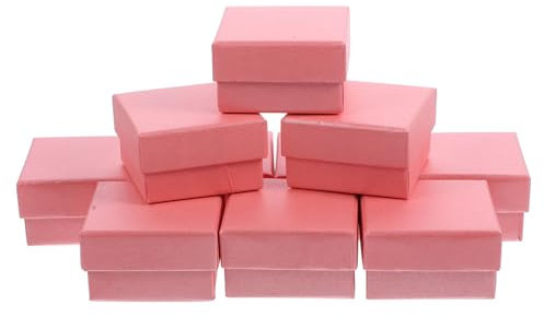 CANIGHT Schmuck-geschenkbox Mit Abnehmbarer Schwarzem Schaumstoffpolster Kleine Geschenkbox Für Ohrringe Anhänger Und Ringe