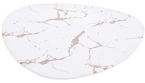 KOMBIUDA Plateau De Service Décoratif Imprimé Assiette à Plateau à Snacks Et Fruits Pour Réunions Familiales Et Événements Spéciaux