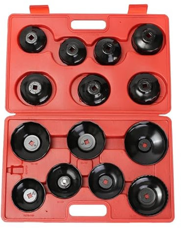 Hookurity 14Pcs Universal Auto Nachfüllen Motoröl Füllung Trichter Set Wrench Kit ChangingOil Filter Motoröl Filter Schlüssel Filter Werkzeug