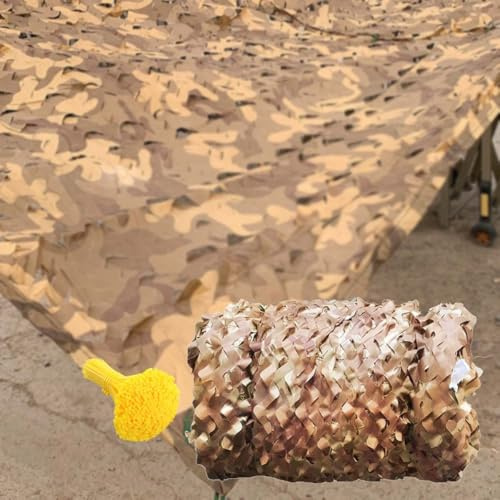Generico Rete Mimetica Militare Rete Ombreggiante Giardino Rete Mimetica Ombreggiante per Decorazioni Militari Campeggio Copertura 1m 1.5m 2m 2.5m 3.0m 3.5m 4.0m 4.5m 5m 6m 7m(4x5（m）)
