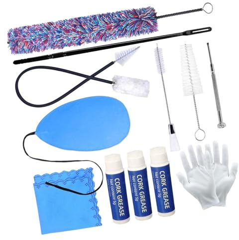 TTETTZ Klarinetten Reinigungsset, Handschuhe, Wartungsset für Studenten, Musiker, Flöte