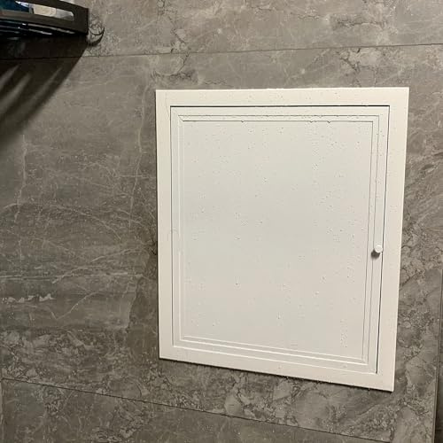 Sportello Ispezione Pannello di Accesso Al Muro a Secco del Bagno per L'impianto Idraulico, Porta di Accesso Al Pannello di Cablaggio Elettrico in Metallo con Maniglia, Portello di Ispezione(40x45cm(1