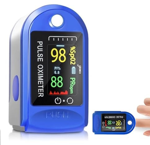 Tomedeks Pulse Oximeter Solo Finger per misurare il polso e la saturazione dell'ossigeno nel dito，Stile A