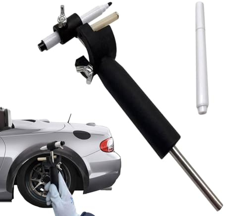 Scribe Tool Woodworking - Adjustable Dual-purpose Arc,Car - Precision Linear Parallel Line Drawing Sliding Mark Scraper Woodworking Tool Set Adjustable Dual-purpose Arc for Car Wheel Eyebrow Scriber