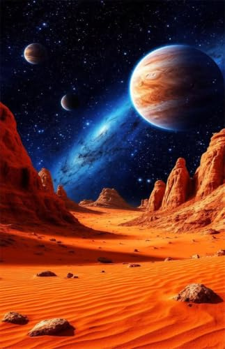 Puzzle 50 Teile Weltraum Wüste 35 x 25 cm Impossible Klassische Puzzles Puzzle Erwachsene Anspruchsvoll Geschicklichkeitsspiel für die Ganze Familie