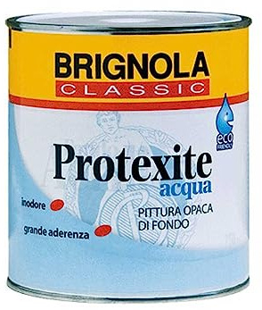 Pintura mate de fondo para madera Brignola Protexite al agua blanca 750 ml
