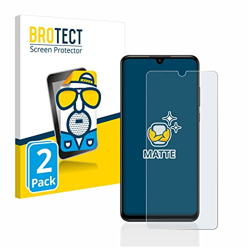 BROTECT Schutzfolie für Huawei P30 lite | 2 Stück Entspiegelnder Displayschutz Made in Germany Matte Displayschutz-Folie Anti-Reflex Anti-Fingerprint Einfache Montage
