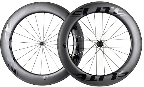 Carbon Road Bike Rim Brake Aero Wheel Set 700c 82mm 28mm Width Wheels Tubeless Compatible Clincher