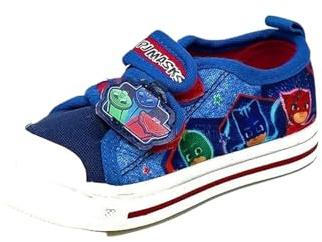 PJ Masks - Scarpe da ginnastica in tela per bambini, con velcro, colore: blu