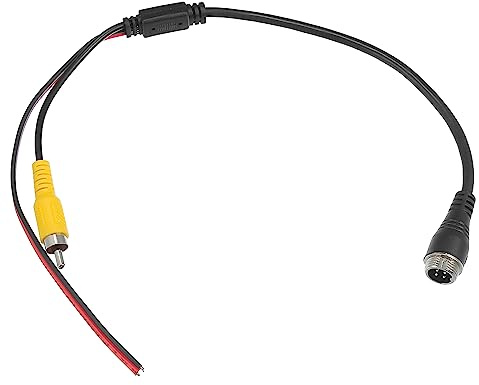 X AUTOHAUX Auto Kamera Adapterkabel M12 4 Pol Auf RCA AV DC 1 Stück Trigger
