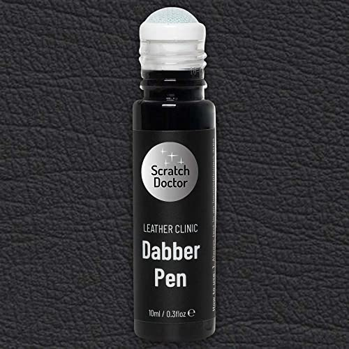 Scratch Doctor Leather Repair Pen Self Seal Leather Dye Recolour Scratches & Marks on Car Seats & Interior (Dakota Black)