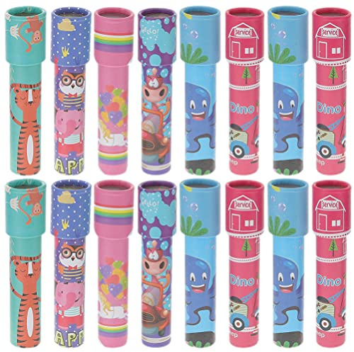 Gadpiparty Caleidoscopio per Bambini di Carta 30 Pezzi Giocattolo Scientifico Educativo per Esplorazione Visiva Regalo Compleanno E Festa Design Casual Dimensioni Compatte 5.91X1.18X1.18In