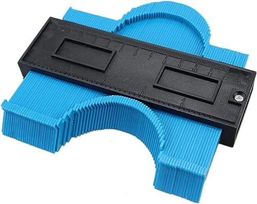 Strumento di misurazione for falegname ingegnere, Duplicatore di sagoma Duplicatore di profilo Modello di contorno del calibro di duplicazione Contorno in plastica Duplicatore dello strumento di misur
