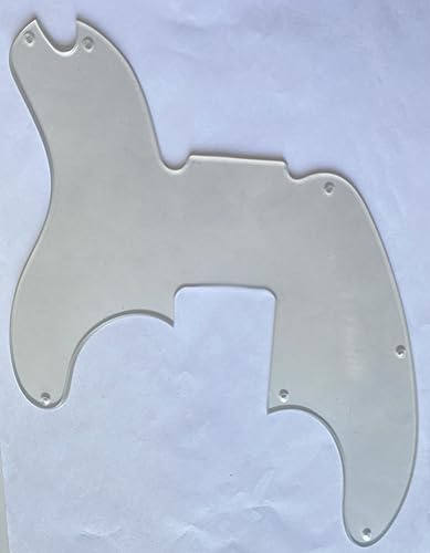 Für Fender Telecaster Precision Bass Style Gitarre Pickguard (1-lagig, transparent)