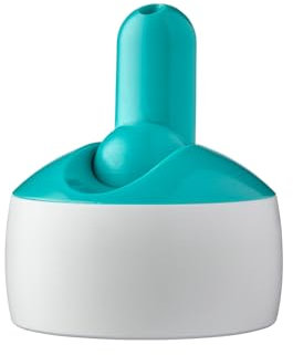 Mepal Campus Verschlussdeckel Flip-Up, Ersatzdeckel für Thermoflasche Wasserflasche und Trinkflasche, Ersatzteil inklusive Dichtungsring & Ersatz-Trinkhalm, PP/Silikon, Türkis