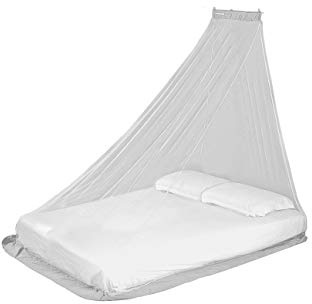 Lifesystems MicroNet Double Wedge Shaped Mosquito Net, 156 hole/sq. inch | Lightweight & Durable, Includes Spreader Bar to maintain Shape, and a Quick-Hang System, Indoor & Outdoor Use, 379g