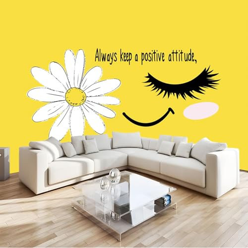 Fototapete Chrysantheme Wimpern Gelb Tapete Wandtapete Wanddeko Design 200x140 cm Mustertapete Wand Dekoration Wohnzimmer Schlafzimmer Büro Flur