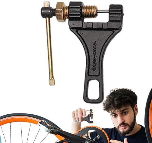 Breaker for Chain Link,Steel Chain Breaker Motorcycle Chain Tool | Rustproof Heavy Duty Chain Splitter Rivet Tool Link Removal Tool for Cycle & Go-Karts