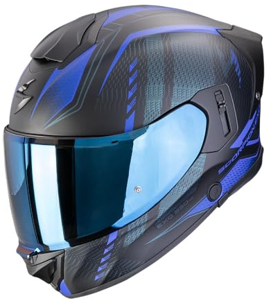 Scorpion Exo-530 Air Theras Integral Helmet Black/Blue, M (57/58)