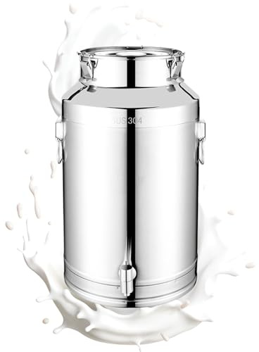 Contenitore Per Olio Da Cucina - Capacita 5 Litri 9 Litri 14 Chiusura Ermetica Attrezzi Cucina con Coperchio | Contenitore Ermetico Per Conservazione - Per Latte Vino Birra Farina Caffè Zucchero