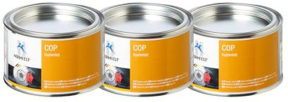 Normfest Kupferfett-Paste COP – Hitzebeständige Montagepaste bis +1.200 °C – korrosionsschützend, haftstark, wasser- & salzbeständig – Hochtemperatur-Trennpaste für Metallverbindungen – 3x 250 g