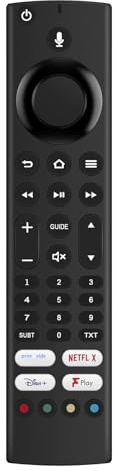 Replacement Voice Remote Control fit for JVC Smart 4K Ultra HD HDR LED TV | LT-43CF810 LT-50CF810 LT-55CF810 LT-65CF810