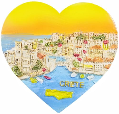 Kühlschrankmagnet Kreta, Griechenland, Tourismus, Souvenir, 3D-Dekoration, Bastel-Kollektion