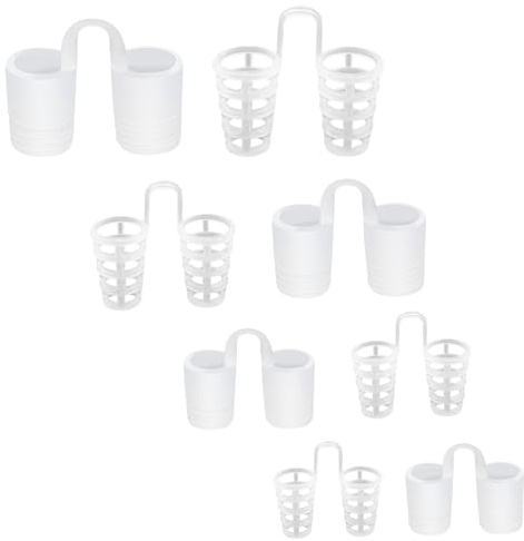 8Pcs Silicone Nose Vents, Nasal Dilators Snoring Aids for Men and Women, Nasal Dilators Breathing, Anti Snoring Devices Nose Opener Snore Stopper for Nighttime Sleep Comfort (4Hollow, 4Solid)