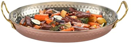 Genérico Sartén Paellera | Acero Inoxidable Plato Para Pescado | Cazuela Sin Revestimiento Con Asas Dobles Utensilio Cocina Para Cocinar Langosta Hogar Principiantes Camping Restaurantes