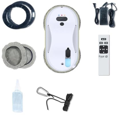 Water Spray Window Cleaner Robot Full-Automatic Remote Control Glass Cleaning Robot Household Multifunctional Window Cleaner