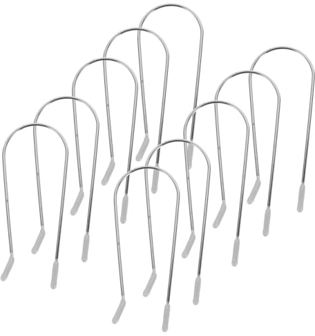 LALADEFIEE 16 Stück Teiliges Edelstahl Hot Roller Clips Ersatz für Lockenwickler Sicherungsstifte und Heimgebrauch Geeignet Langlebig und Hitzebeständig für Langes Haar