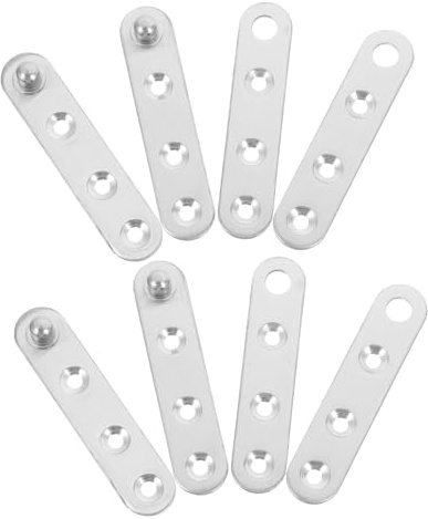 Yardenfun 10 pezzi Cerniere Girevoli Nascoste in Acciaio Inossidabile per Porte e Mobili Cerniere Perno Resistenti e Facili da Installare Design Invisibile per Armadi e Finestre