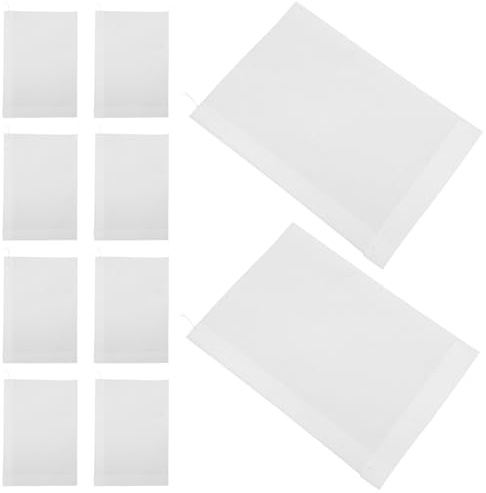 Lurrose Sachets de Pollinisation en Papier Sulfurisé Blanc 8X12 CM, Lot de 100 Paquet Respirants pour Protection des Semences, Stockage des Graines Potagères, Utilisation Jardinage