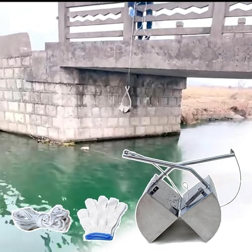 Sludge Mud Sampling Grab with Water Outlet, Deep Water Bottom Sludge Sampler, Portable Stainless Steel Sampling Tool for River Pond