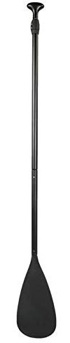 Demeras Stechpaddel, Paddel Aluminium Paddel Abnehmbares Schwarz ausziehbares Paddel Ruder Stand Up Paddle Board f¨¹r Surfboot Kajaks, Bootfahren