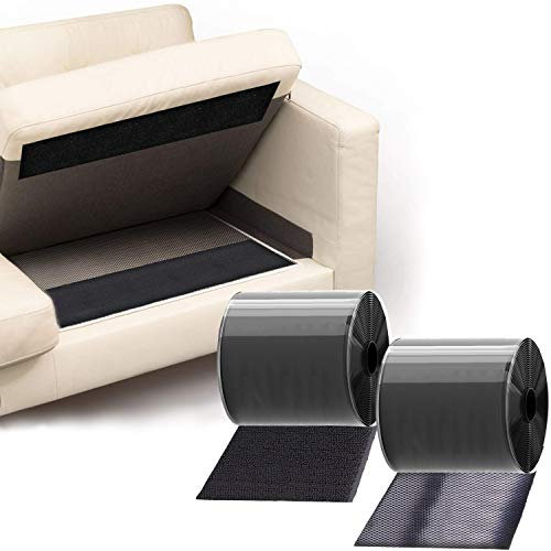 TEUVO 11 CM Largo e 2 M Lungo Feltro Adesivo, Nastro Magnetico Autoadesivo per Impieghi Gravosi per Applicazioni di Fissaggio, Montaggio e Giunzione a Casa e Posto di Lavoro