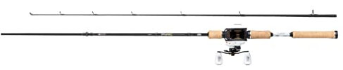 Abu Garcia MAX PRO Casting Ruten und Baitcast Rollen Combo - Baitcasting Setup für Raubfischangeln - Hecht, Barsch, Zander, Weiß