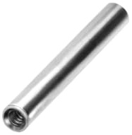 PIERCINGLINE Titan Barbell mit Innengewinde 0,9 mm OHNE KUGELN Piercing Stab Zunge Brust Intim Ohr Farb & Größenauswahl